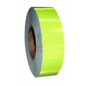 Reflectietape, contourtape, reflecterende tape, kleur fluor geel/groen